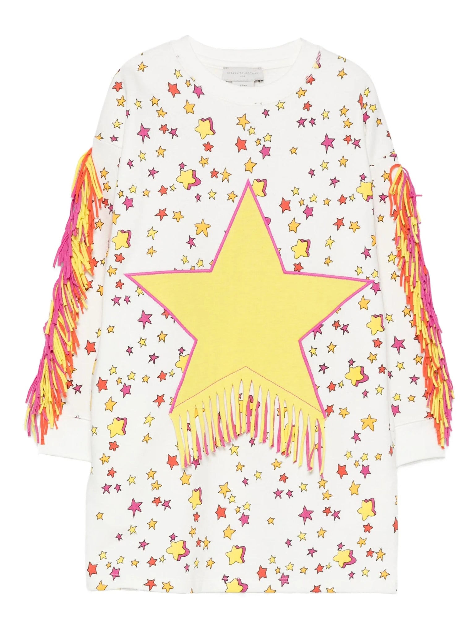 Stella McCartneyStar Graphic Fringed Sweatshirt Dress8055178953865SAVANNA