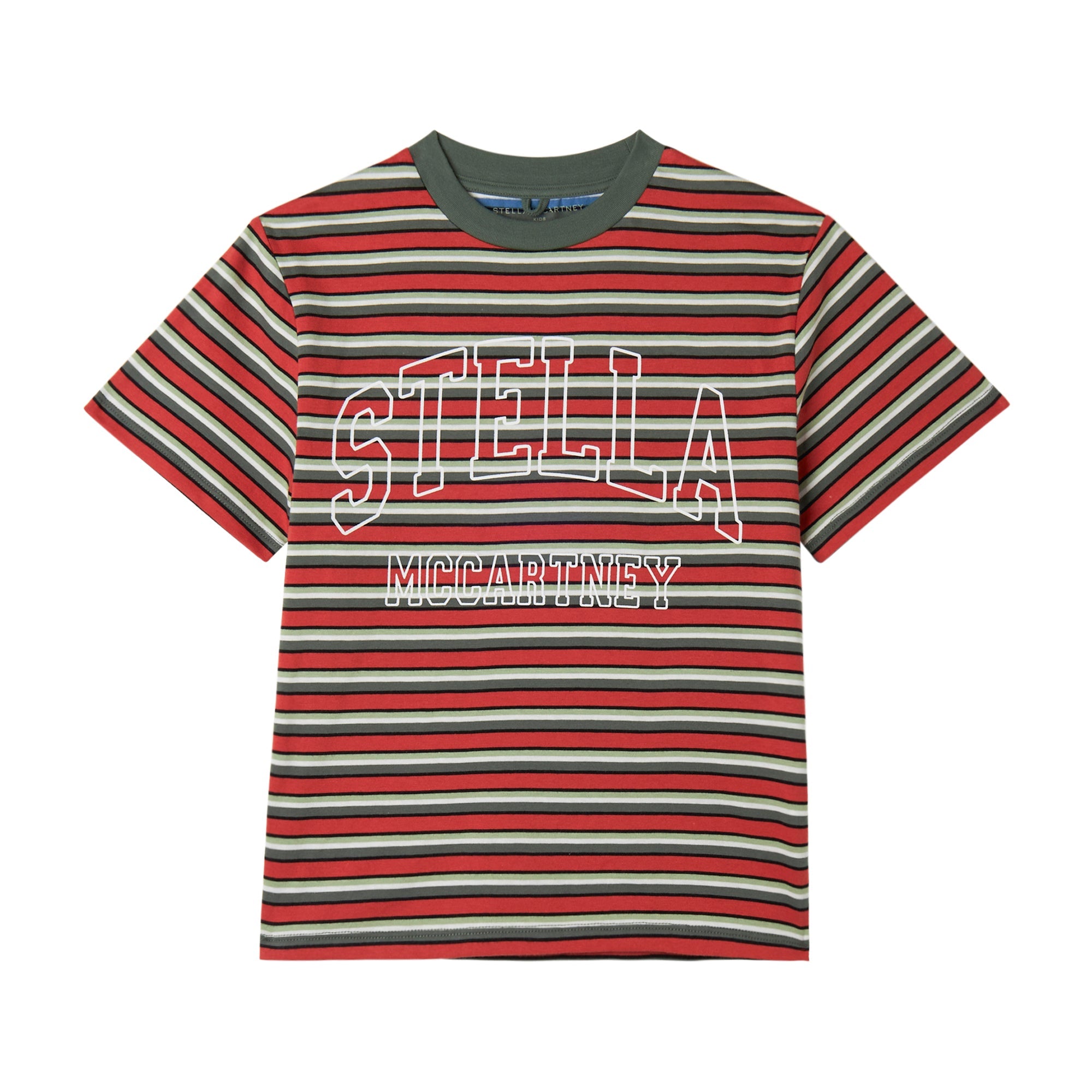 Stella McCartneyVarsity Logo Striped T-Shirt8055178995056SAVANNA