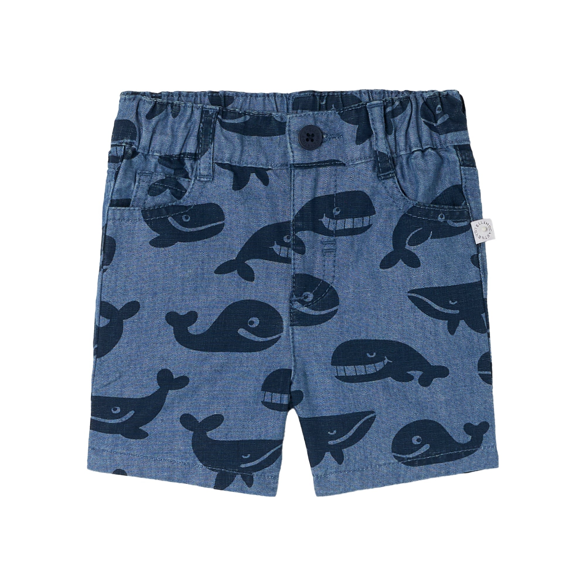 Stella McCartneyWhale Chambray Shorts8059774244808SAVANNA
