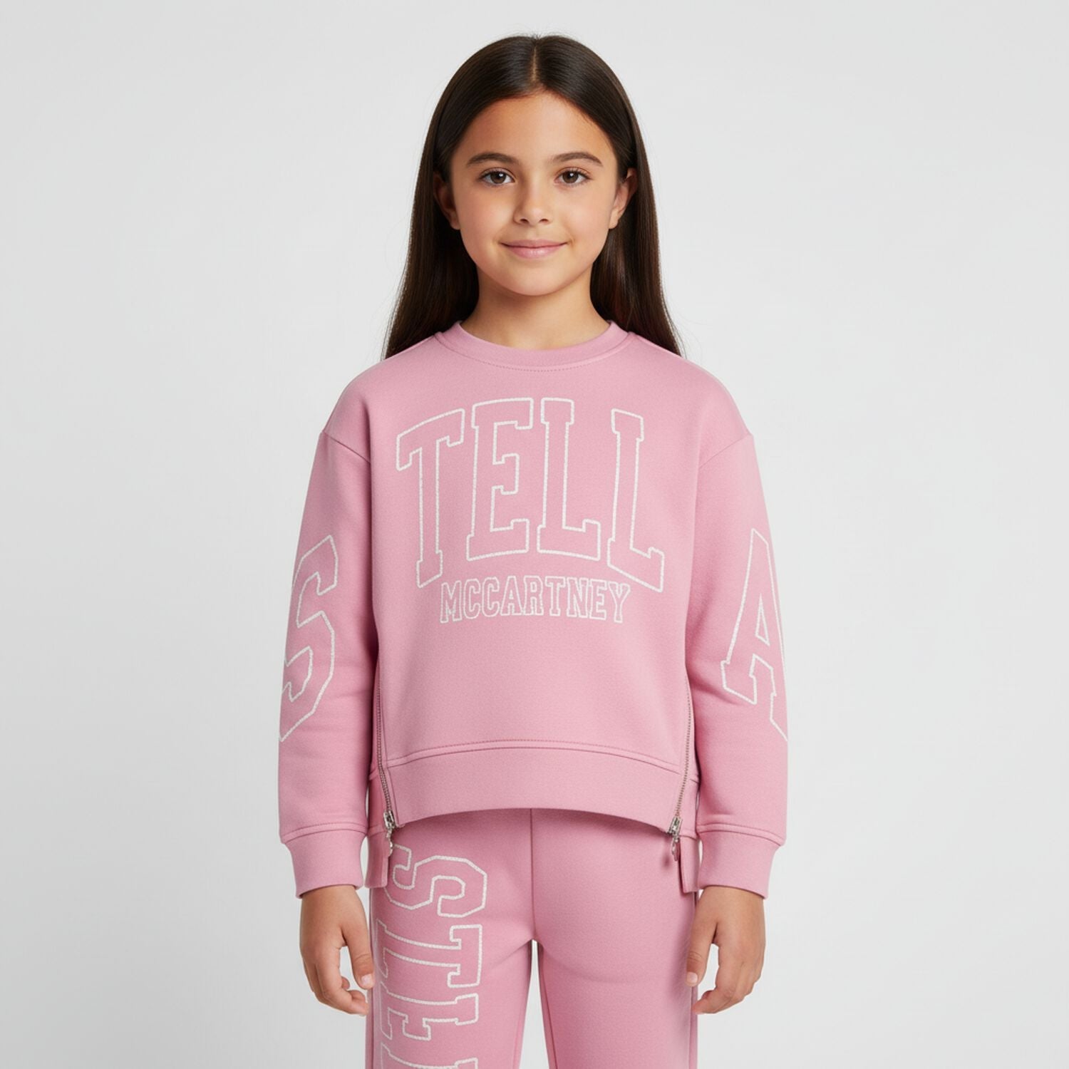 Stella McCartneyZipped Sides Sweatshirt8055178970077SAVANNA