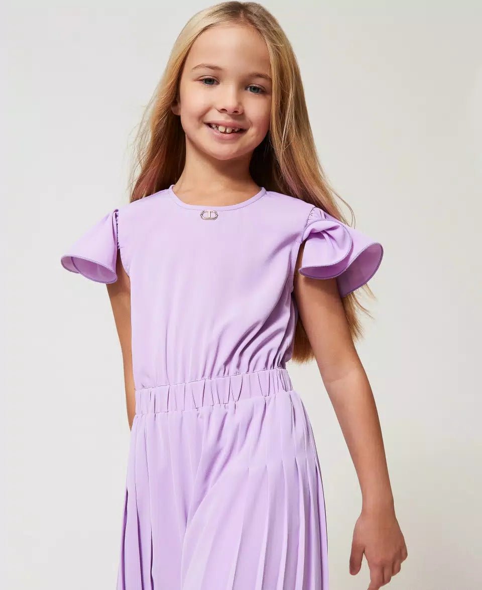 TWINSETPleated Crepe Chine Jumpsuit8050160274225SAVANNA