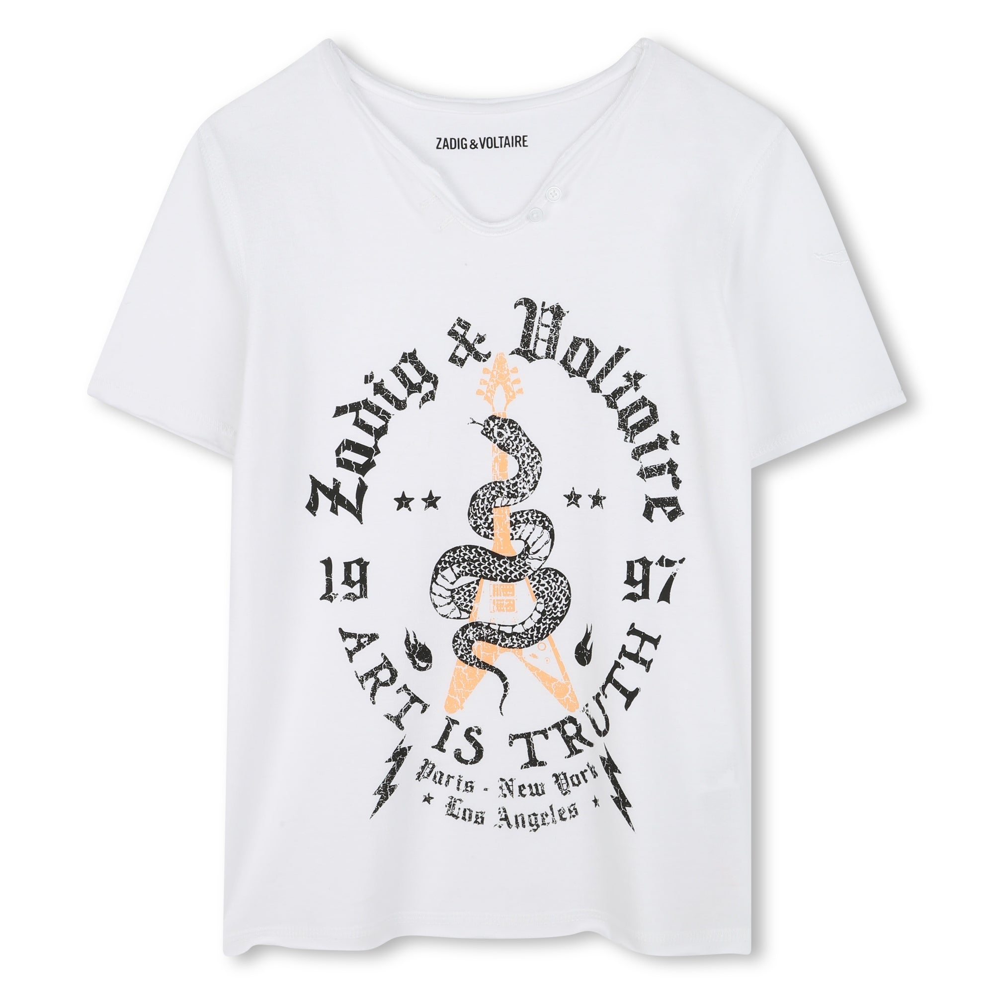 Zadig & VoltaireArt Truth T-Shirt3617165437762SAVANNA