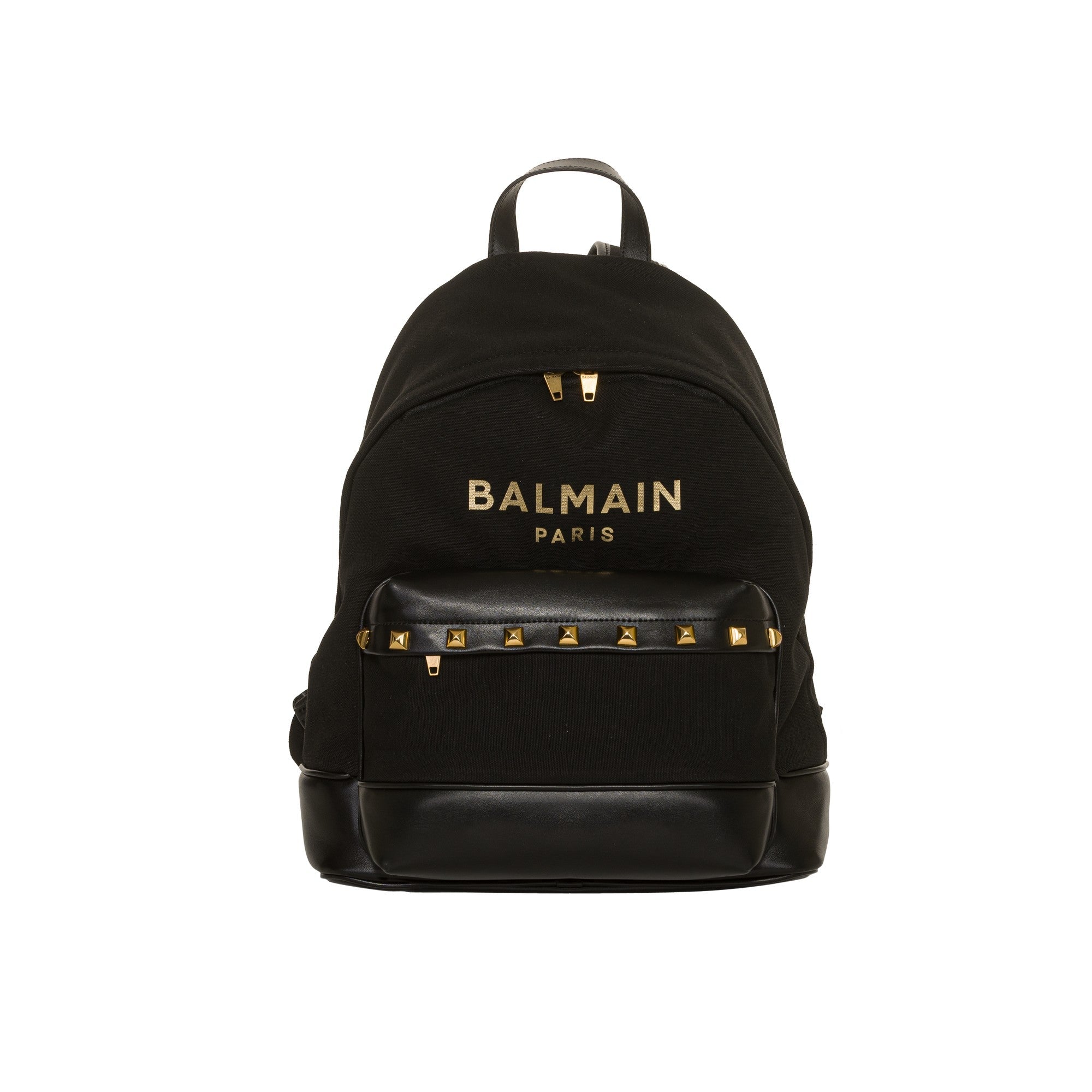 Balmain Logo Print Backpack SAVANNA