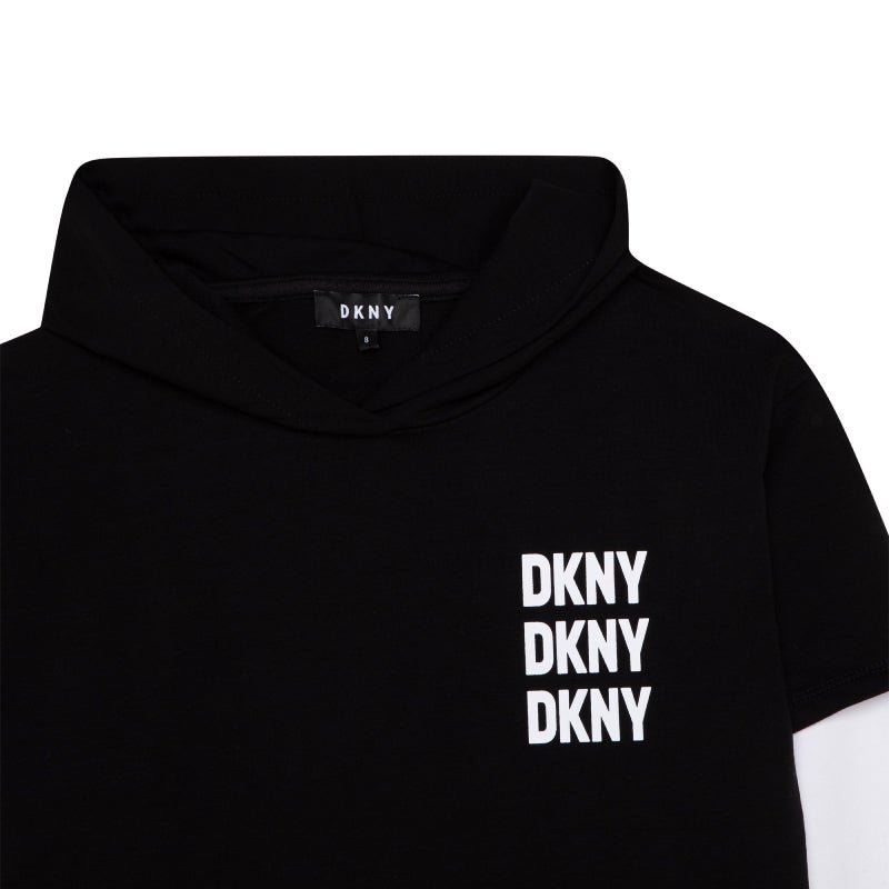 DKNYLogo Hooded DressSAVANNA
