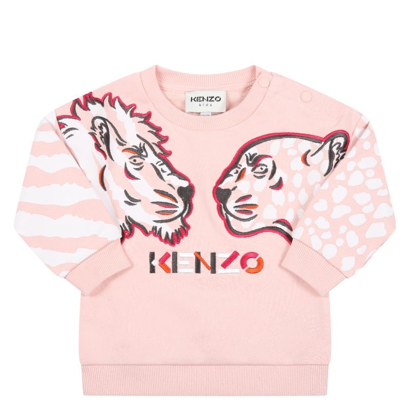 KENZO Tiger Logo Sweatshirt SAVANNA