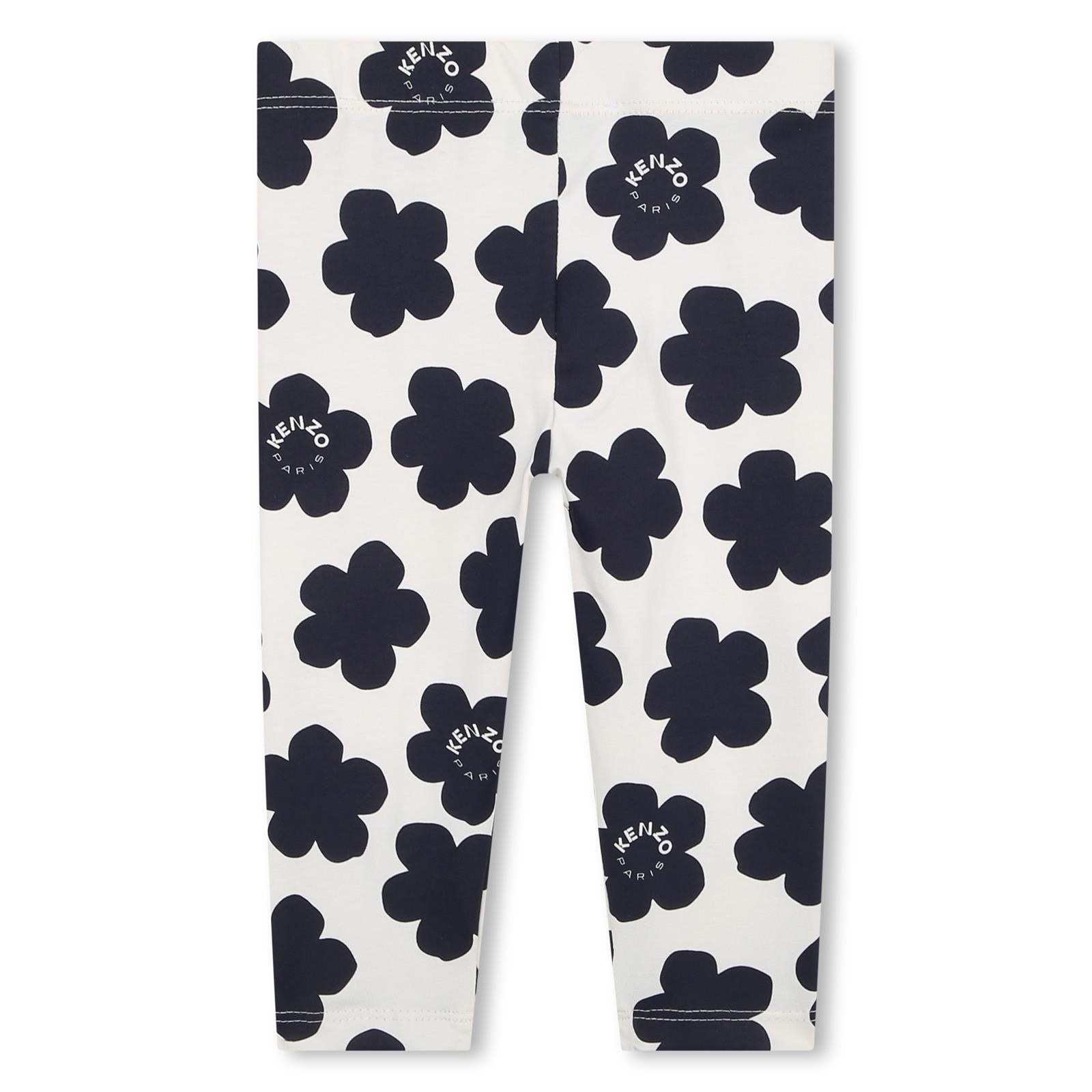 KENZOLogo Print Leggings3143163057973SAVANNA