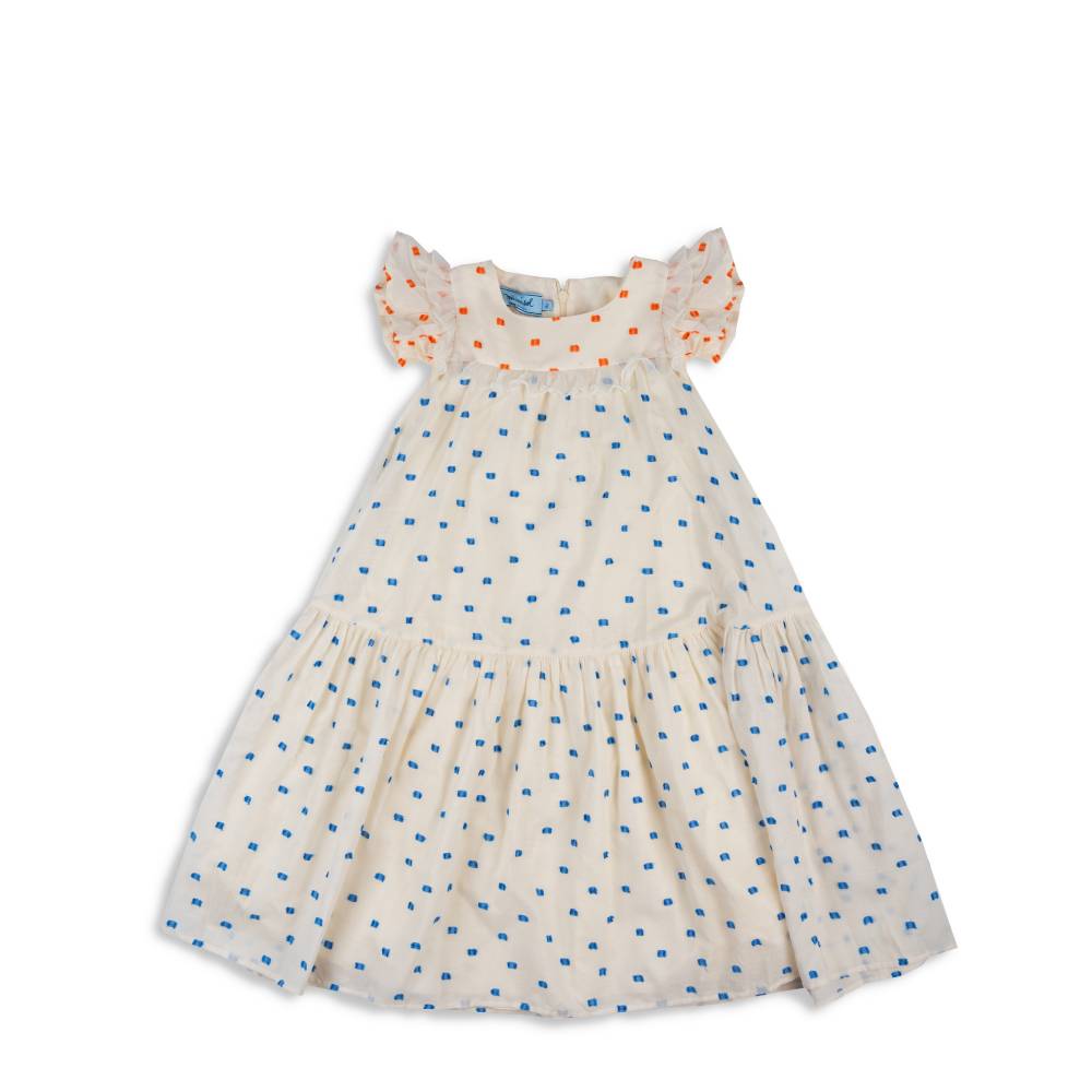 Mi Mi SolPolka-dot Print Satin Dress8051167480893SAVANNA