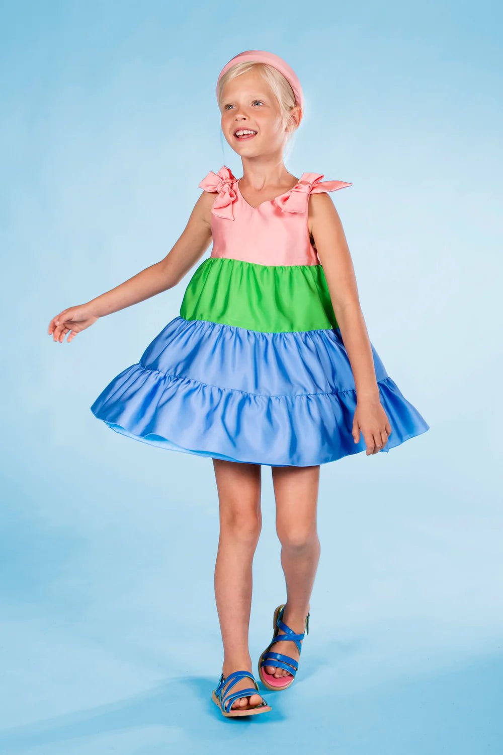 Mi Mi SolRuffled Satin Dress8051167491837SAVANNA