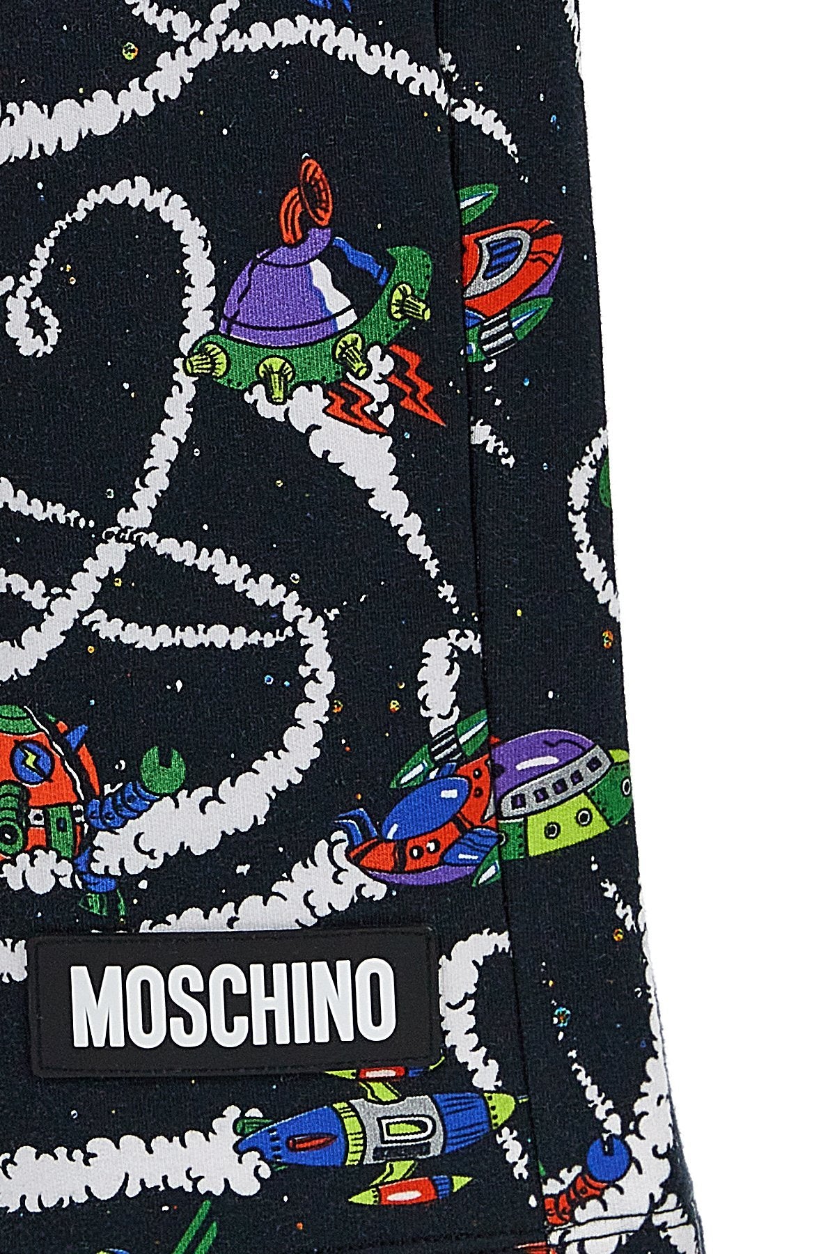 MoschinoLogo Print ShortsSAVANNA