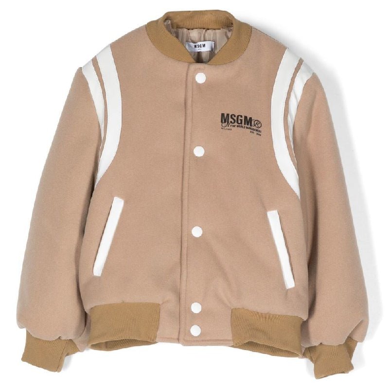MSGMLogo Wool Bomber8051883175905SAVANNA
