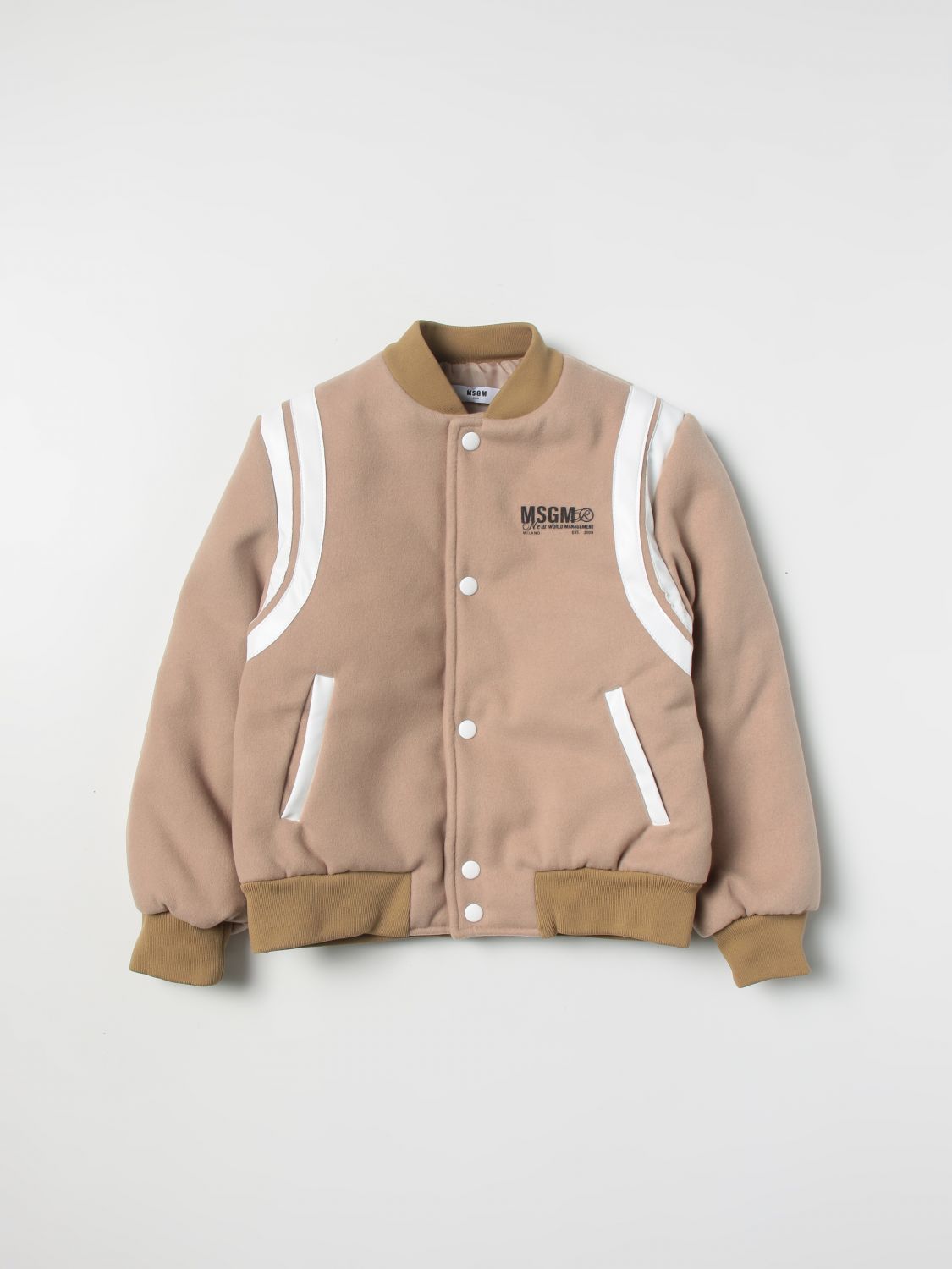 MSGMLogo Wool Bomber8051883175905SAVANNA