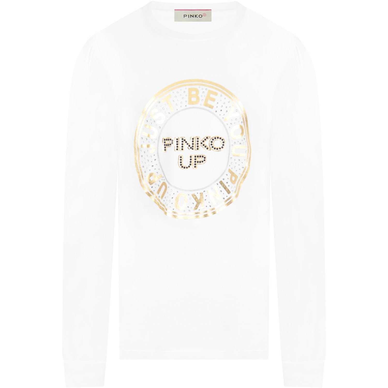 PINKOLogo Print T-ShirtSAVANNA