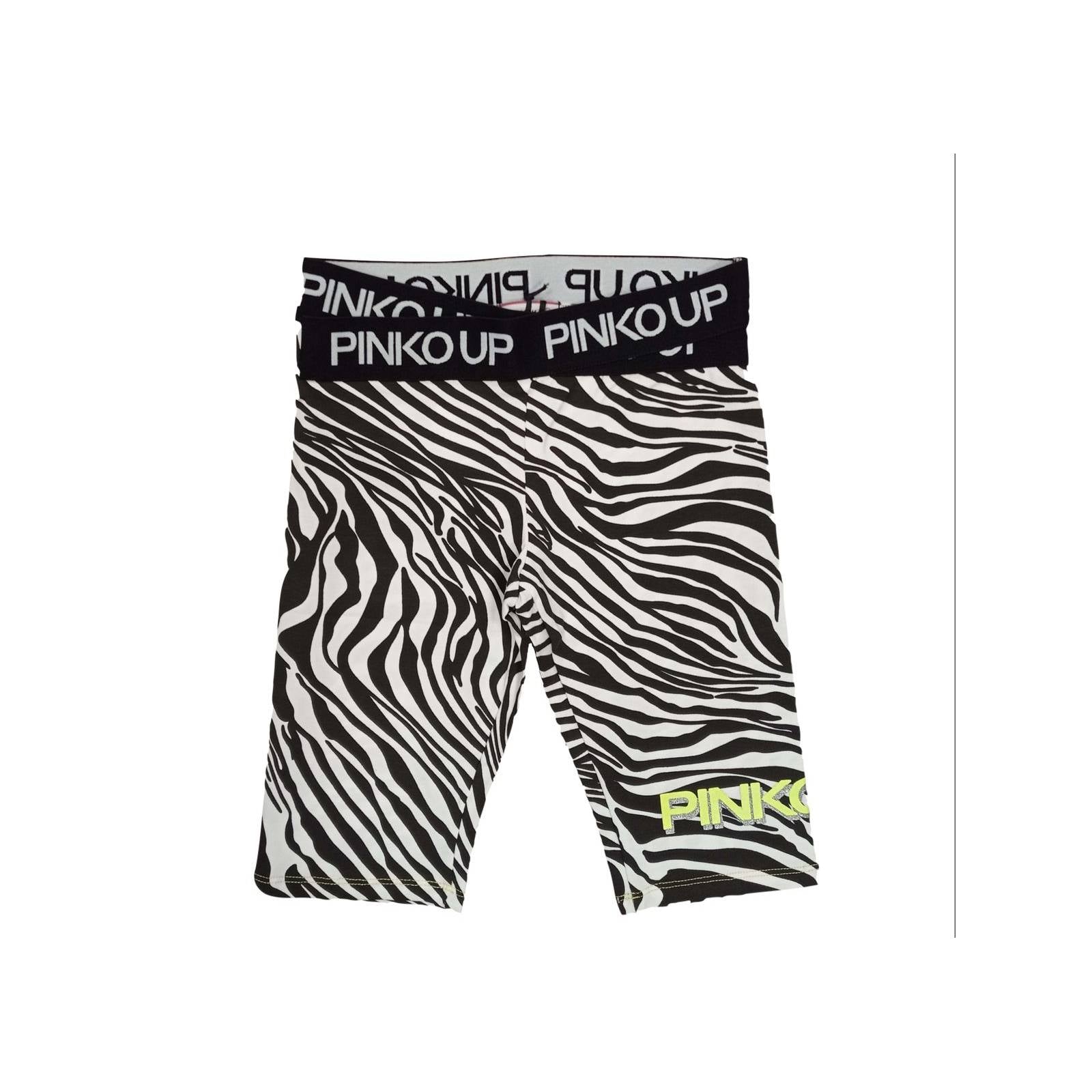 PINKOPINKO Zebra Print Biker ShortSAVANNA