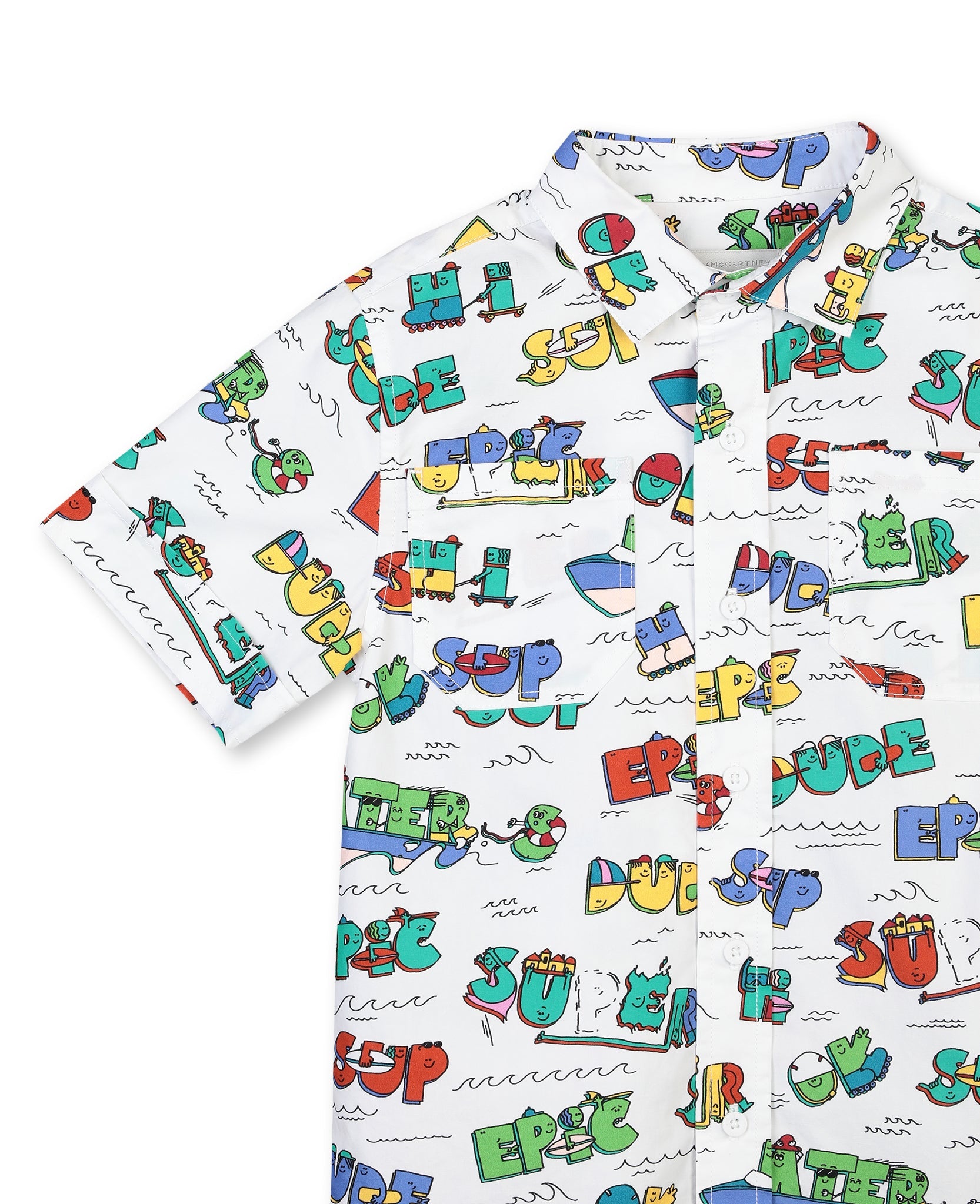 Stella McCartneyprint Half ShirtSAVANNA